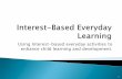 Using Interest-based everyday activities to enhance child ...