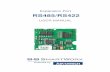 Expansion port RS485/RS422