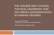 Gender and governance: evidence from MG-NREGA ...