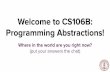Welcome to CS106B: Programming Abstractions!