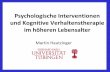 Psychologische Interventionen und Kognitive ...