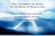 The Testimony of Jesus in the Book of Revelation