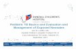 Pediatric TB Basics and Evaluation and Management of ...