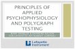PRINCIPLES OF APPLIED PSYCHOPHYSIOLOGY AND …
