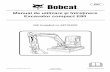 Manual de utilizare şi întreţinere Excavator compact E80