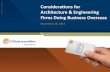 Considerations for Architecture & Engineering Firms Doing ...