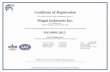 Certificate of Registration Magni Industries Inc.