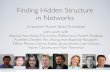 Finding Hidden Structure in Networks