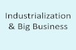 Industrialization & Big Business