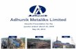 Adhunik Metaliks Limited - Alpha Ideas