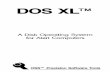 OSS DOS XL - A Disk Operating System for Atari Computers