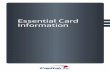 Essential Card Information - Capital One