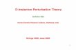 D-instanton Perturbation Theory