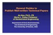 General Guides to Publish Well-written Technical Papers