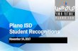 Plano ISD Student Recognitions - pisd.edu