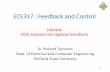 ECE317 : Feedback and Control