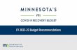 FY 2022-23 DHS Budget Recommendations