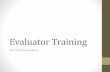 Evaluator Training - Cornell University