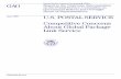 GGD-98-104 U.S. Postal Service: Competitive Concerns About ...