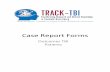 Case Report Forms - TRACK-TBI