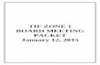 TIF ZONE 1 BOARD MEETING PACKET January 12, 2015