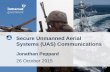 Secure Unmanned Aerial Systems (UAS) Communications