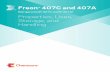 Refrigerants (R-407C and R-407A) Properties, Uses, Storage ...