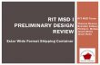 RIT MSD I Preliminary Design Review