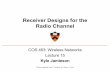 Receiver Designs for the Radio Channel