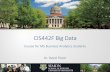 CIS442F Big Data - University of Rochester