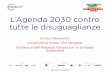 L’Agenda 2030 contro tutte le disuguaglianze