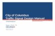 City of Columbus Traffic Signal Design Manual