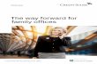 The way forward for family offices - credit-suisse.com