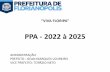 PPA - 2022 à 2025 - Prefeitura de Florianópolis