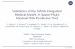 Validation of the NASA Integrated Medical Model: A Space ...
