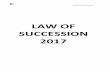 LAW OF SUCCESSION 2017 - StudyNotesUnisa