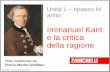 Immanuel Kant e la critica