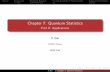 Chapter 7: Quantum Statistics