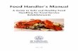 Food Handler’s Manual - Portland, Maine