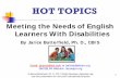 Meeting the Needs of English Learners With Disabilities