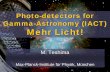 Photo-detectors for Gamma-Astronomy (IACT) Astronomy …