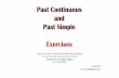 Past Continuous and Past Simple Exercises