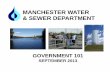 MANCHESTER WATER & SEWER DEPARTMENT
