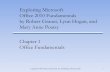 Exploring Microsoft Office 2010 Fundamentals by Robert ...