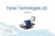 Hyrax Technologies Ltd.
