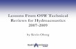 Lessons From OSW Technical Reviews for Hydroacoustics …
