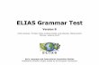 ELIAS Grammar Test