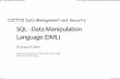 SQL - Data Manipulation Language (DML)