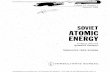 SOVIET ATOMIC ENERGY VOLUME 18, NUMBER 1