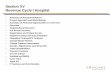Section XV Revenue Cycle / Hospital